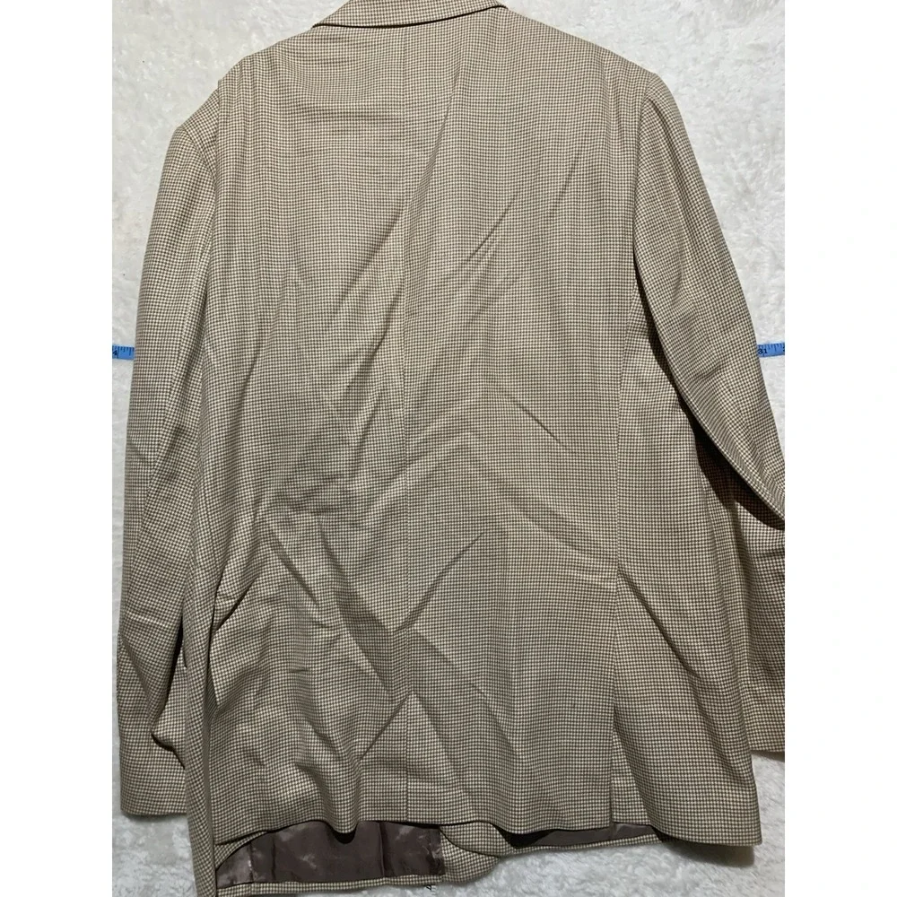 Jospeh Abboud Men's Tan Suit Jacket Size 48L - Picture 7 of 13